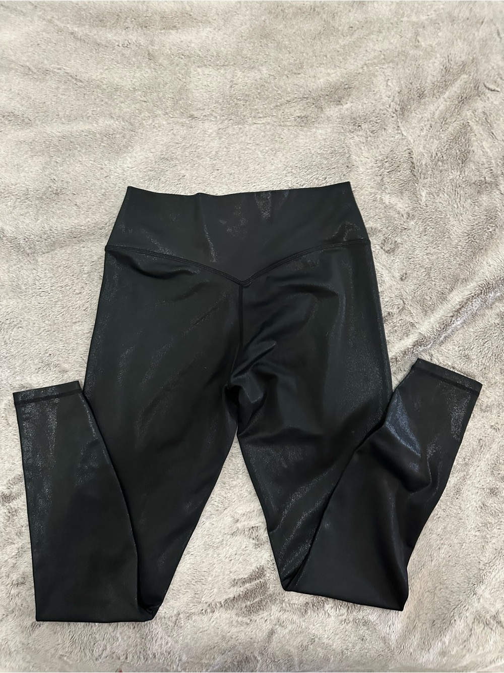 Curves N Combatboots large shimmer leggings